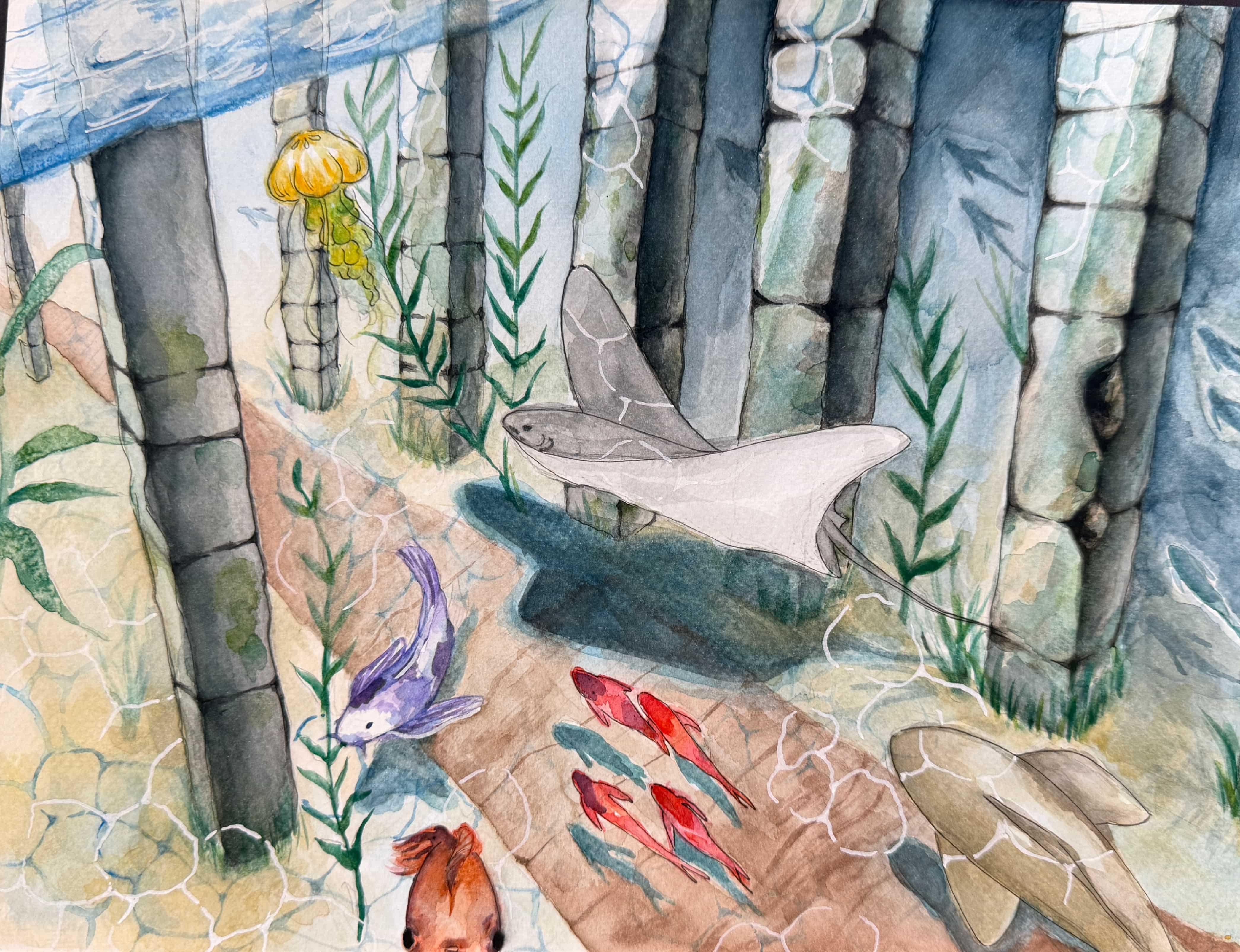  / Second Place in Middle School. "Value of Water​" Angel So​, 8th Grade. Teacher: Kerri Waller, Simpson Middle School
