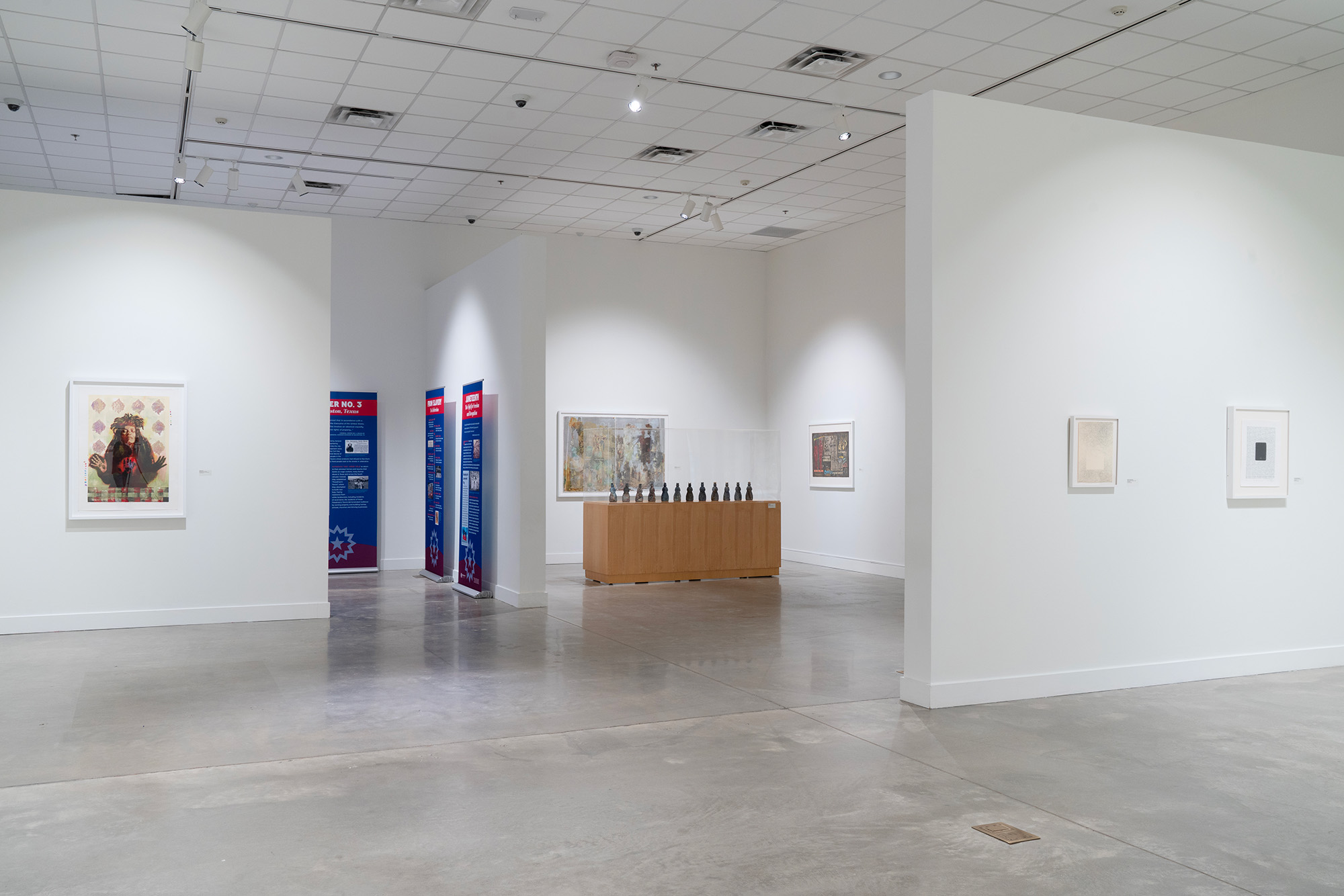 photograph of exhibition install
