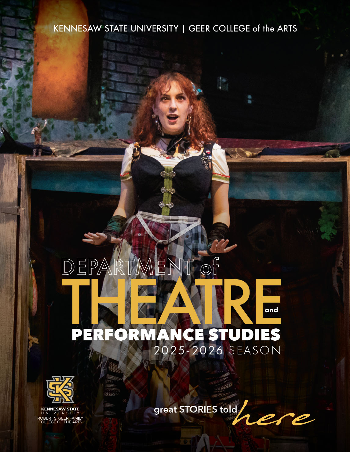 Theatre brochure cover