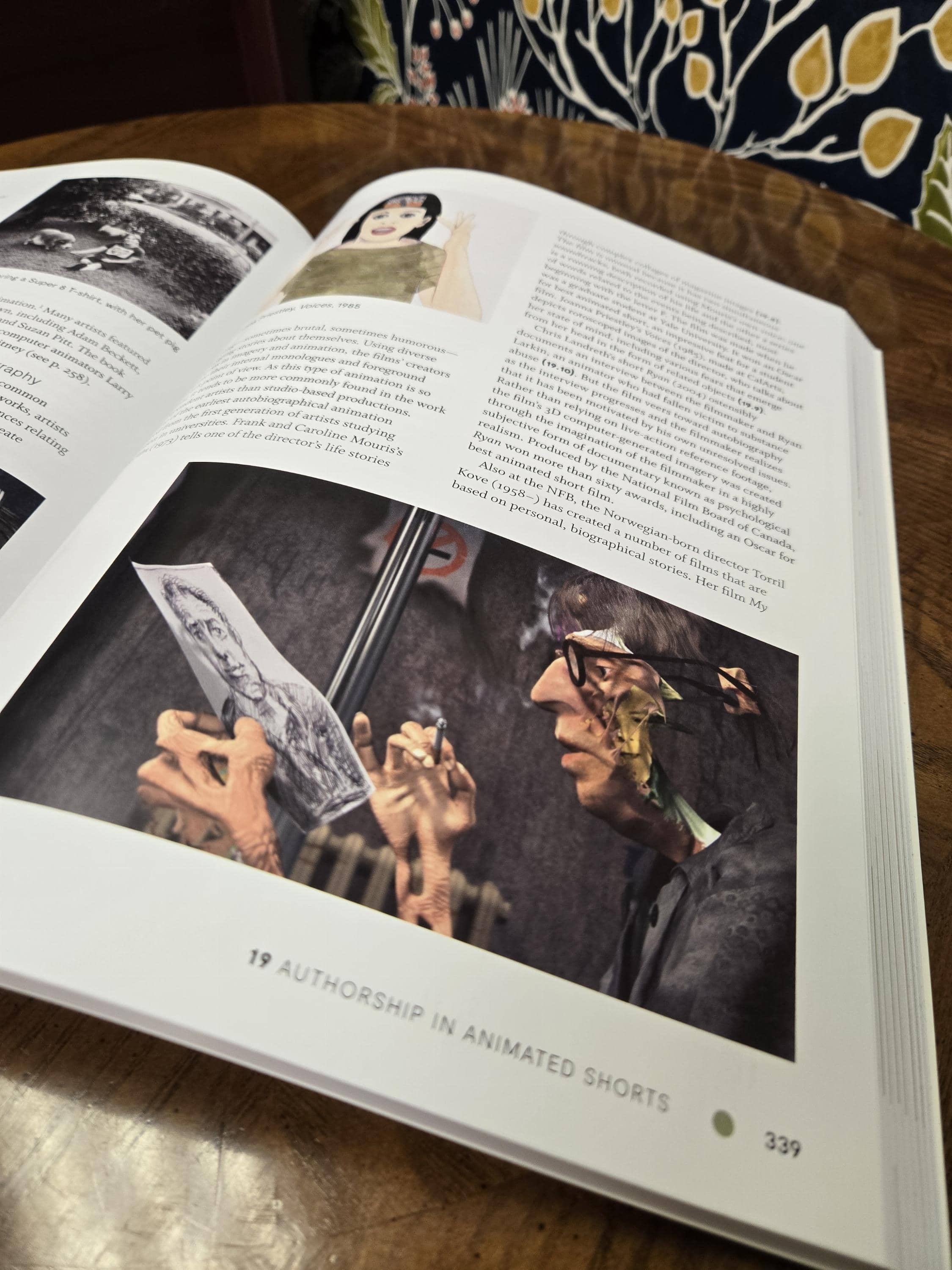 example pages from a new animation textbook