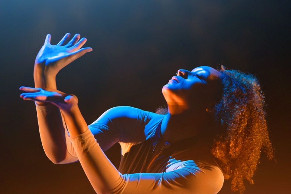two dance students doing ballet