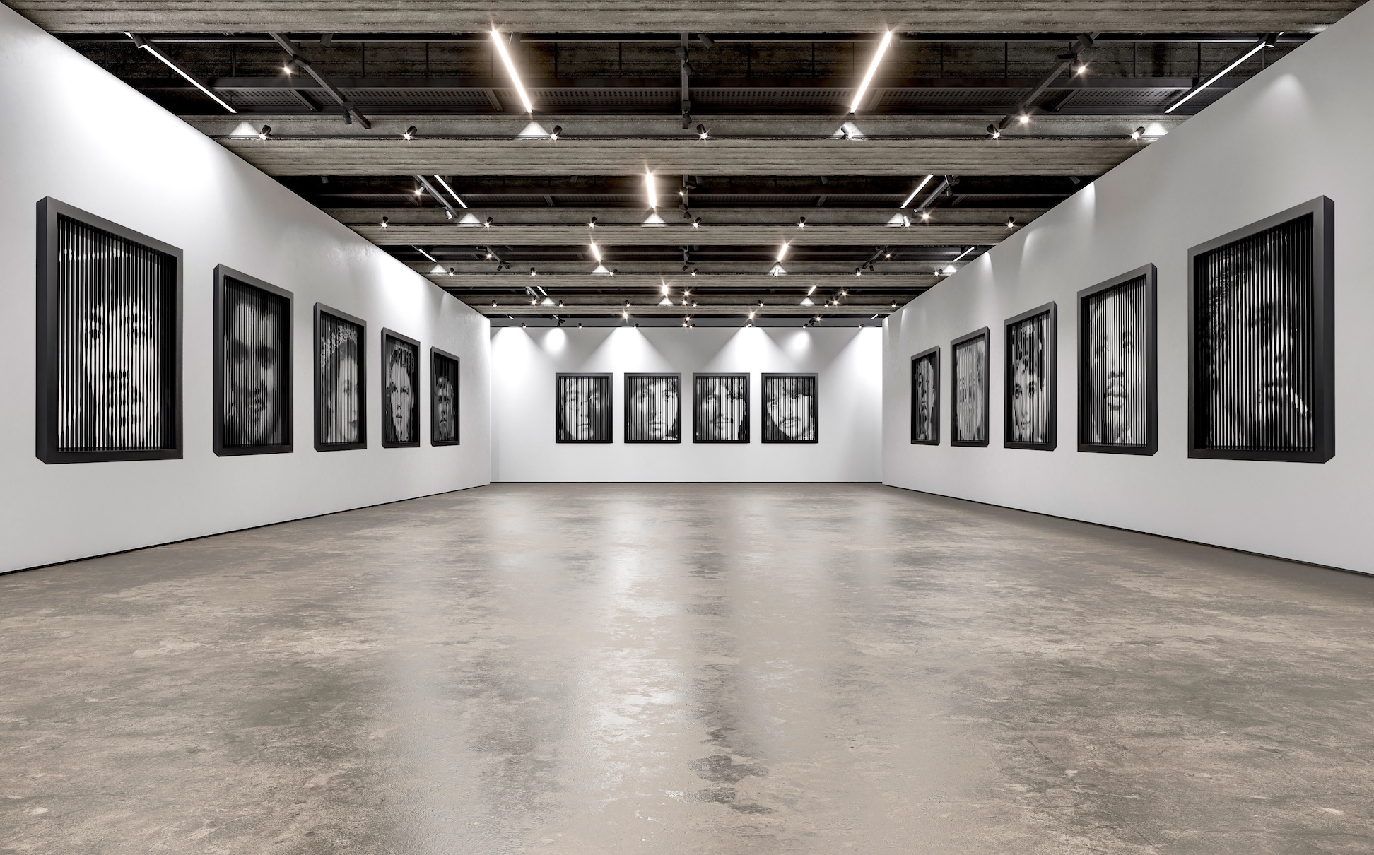 an art gallery
