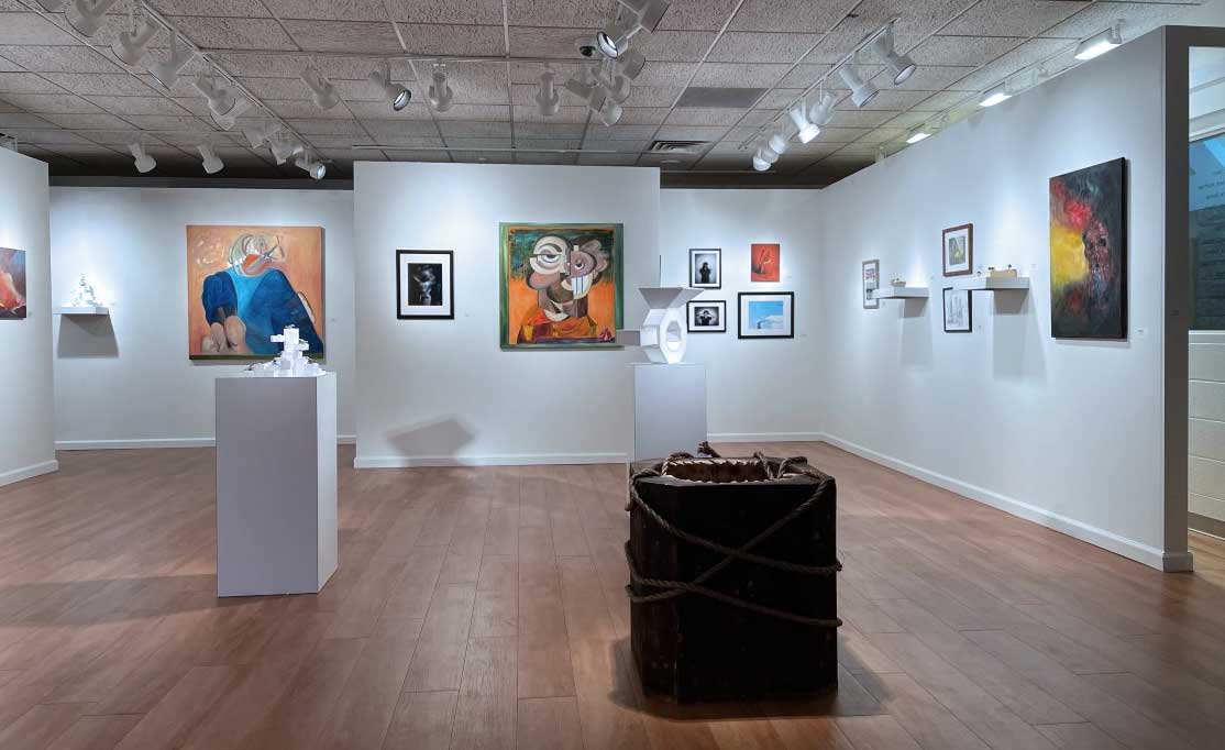 installation of art work