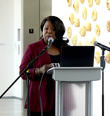 Research presenter