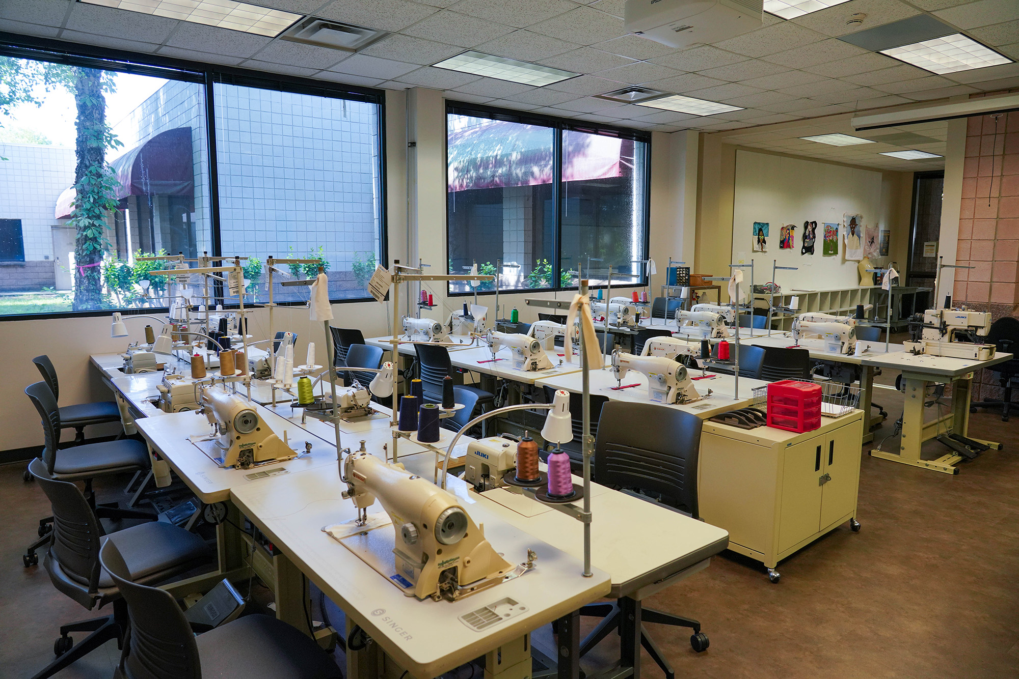 sewing lab in textiles