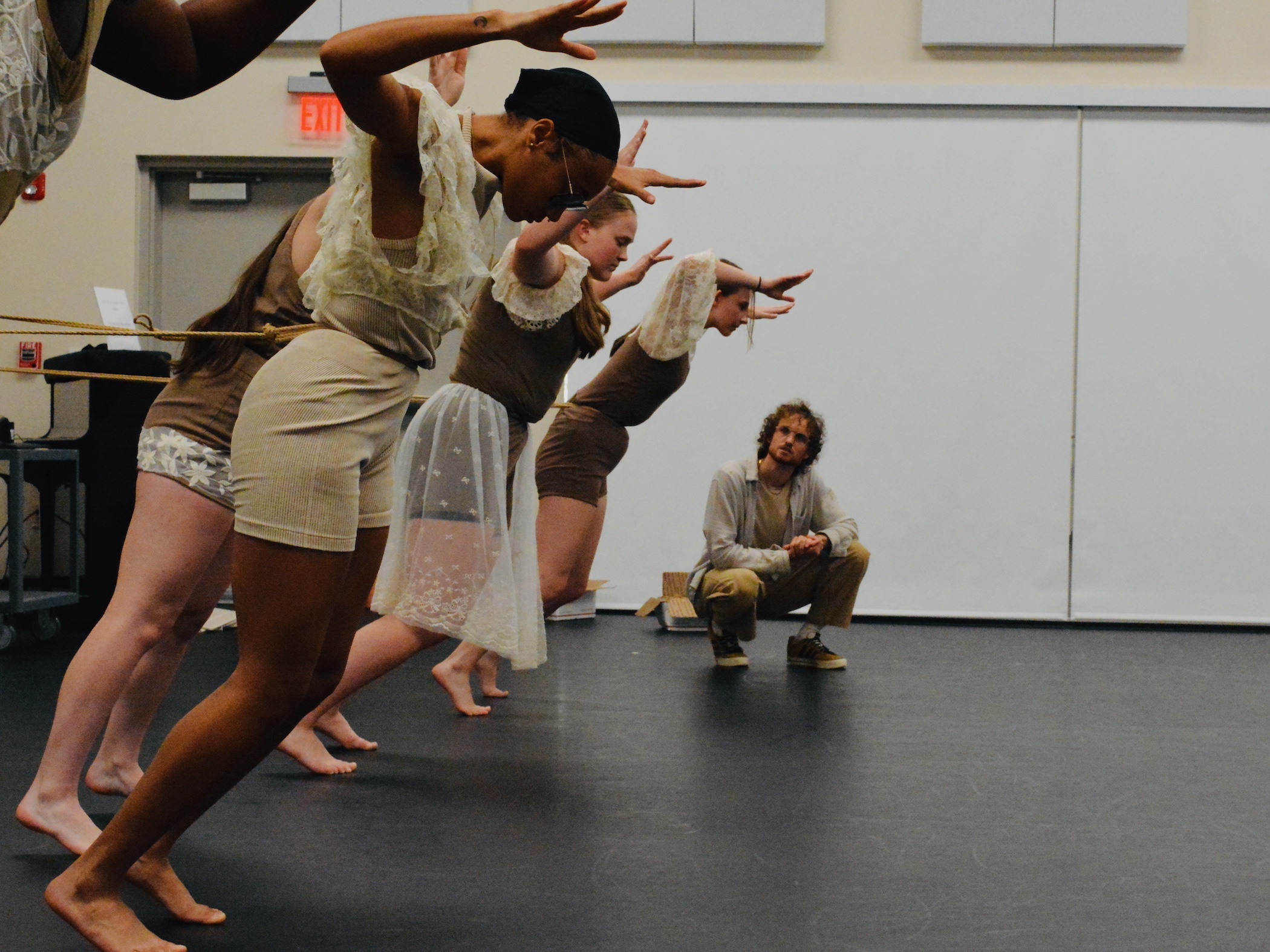 yankalle filtser works with ksu dance students
