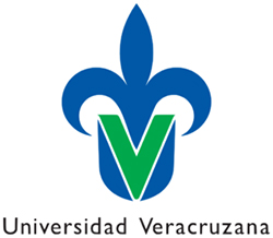 Green and blue logo for Universidad Veracruzana