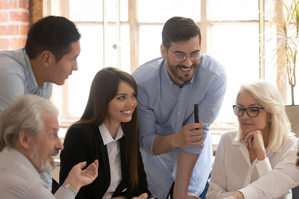 future educator with education leader