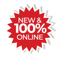 new 100% online 