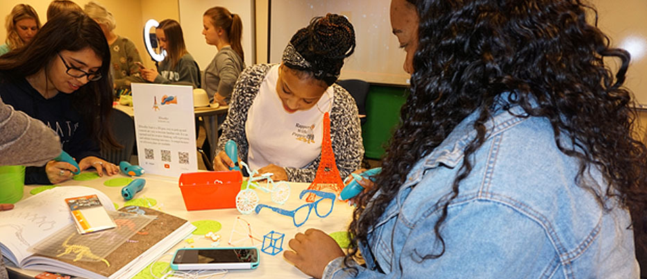 teachers with students