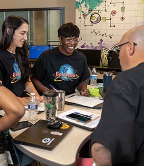 participants at cybersecurity event