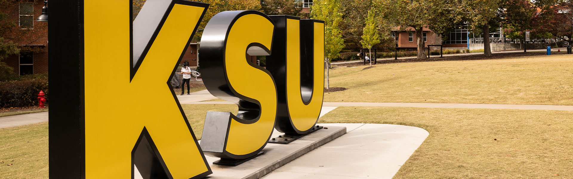 ksu sign on campus.
