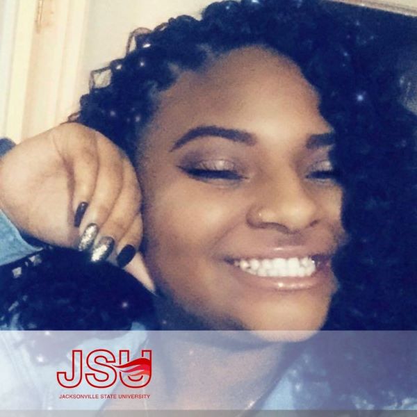 Sahira Batista, smiling in a headshot with the Jacksonville State University logo in the bottom left corner.