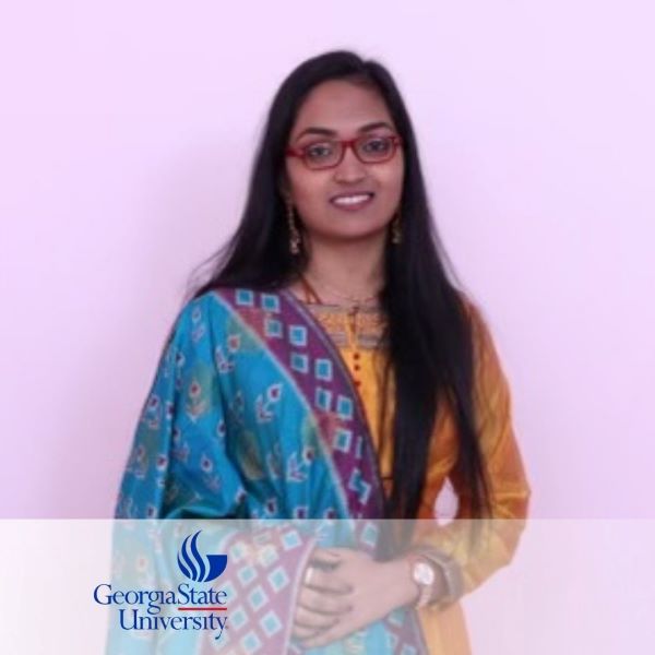 Yogi Patel, smiling in a headshot with the Georgia State University logo in the bottom left corner.