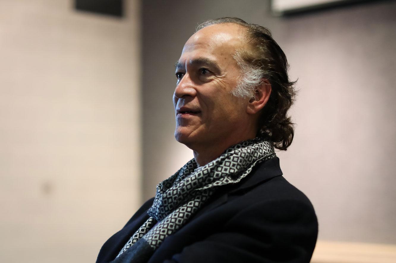  / close up profile of Turan Duda smiling 