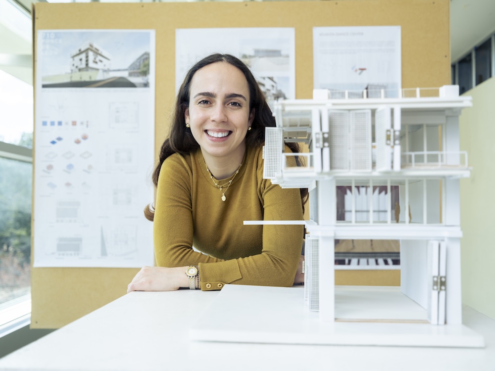 Architecture student thrives through leadership, design competitions, and community