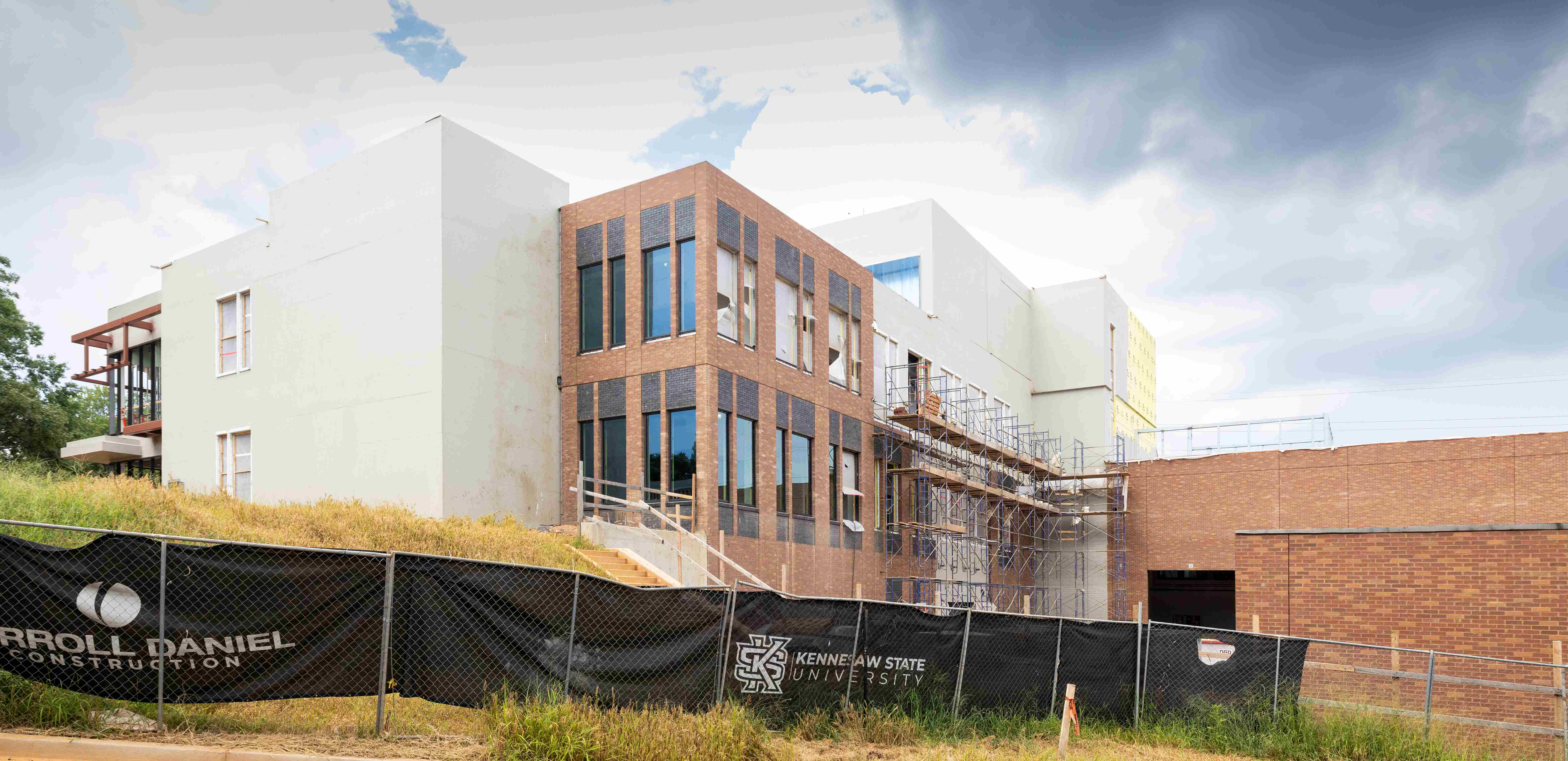 Building under construction.