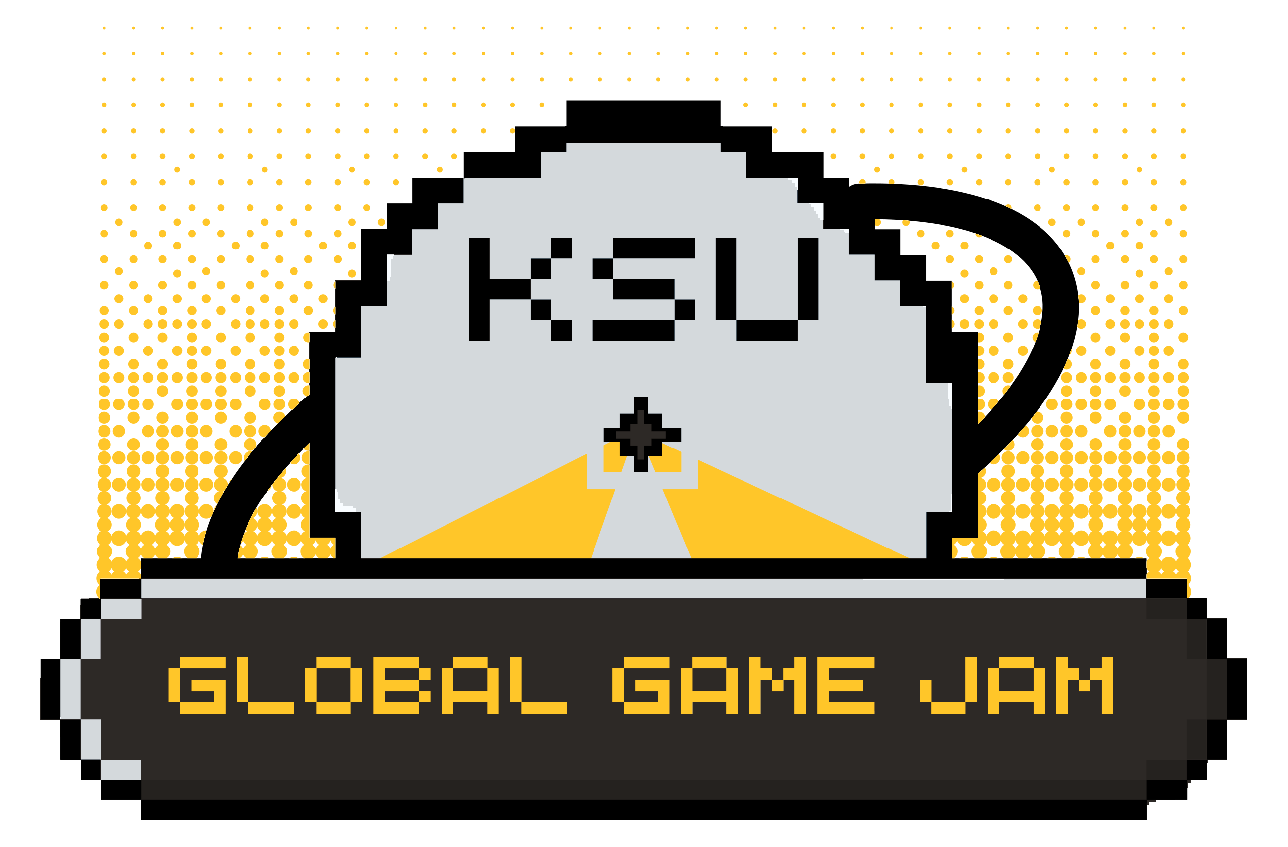 KSU Global Game Jam Logo 2025