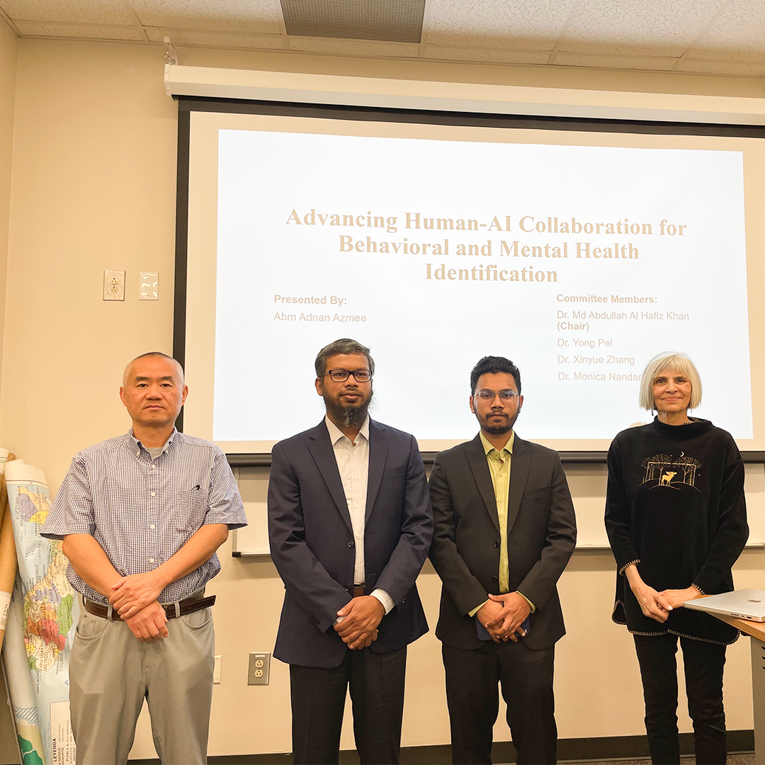 Abm Adnan Azmee successfully defending his doctoral dissertation