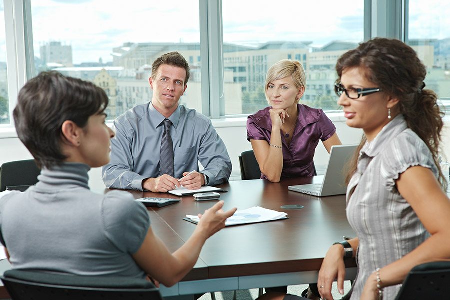 group of business people