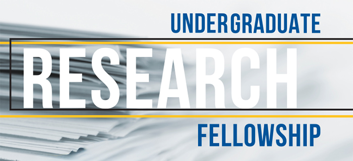 Read a pdf of the Undergraduate Research Fellowship flyer