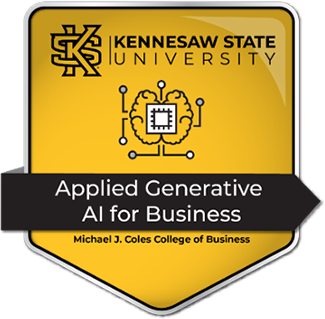 Generative AI certificate badge