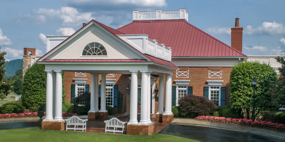 Club house at the Marietta Country Club