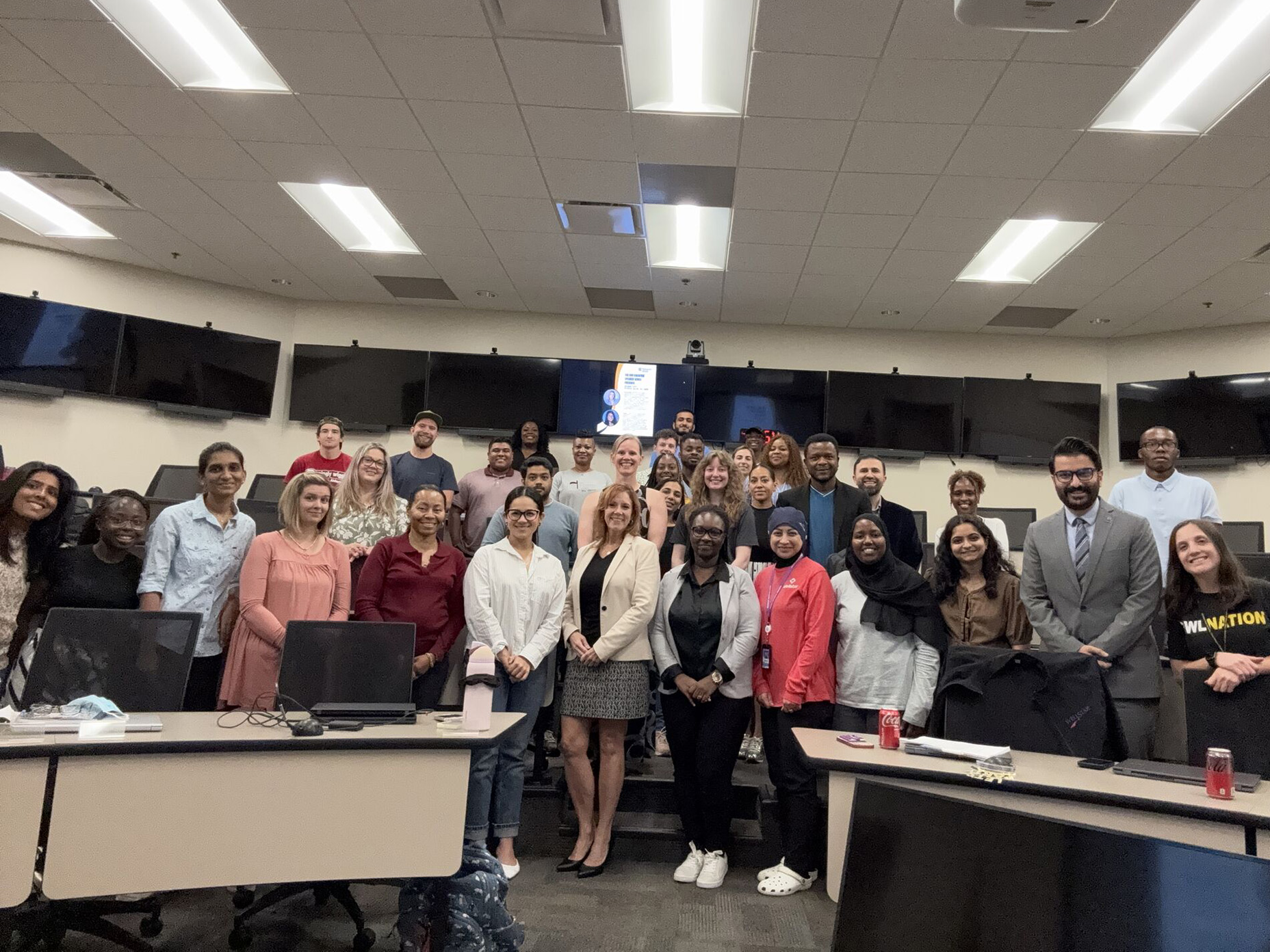 group photo from the Healthcare Financial Management Association