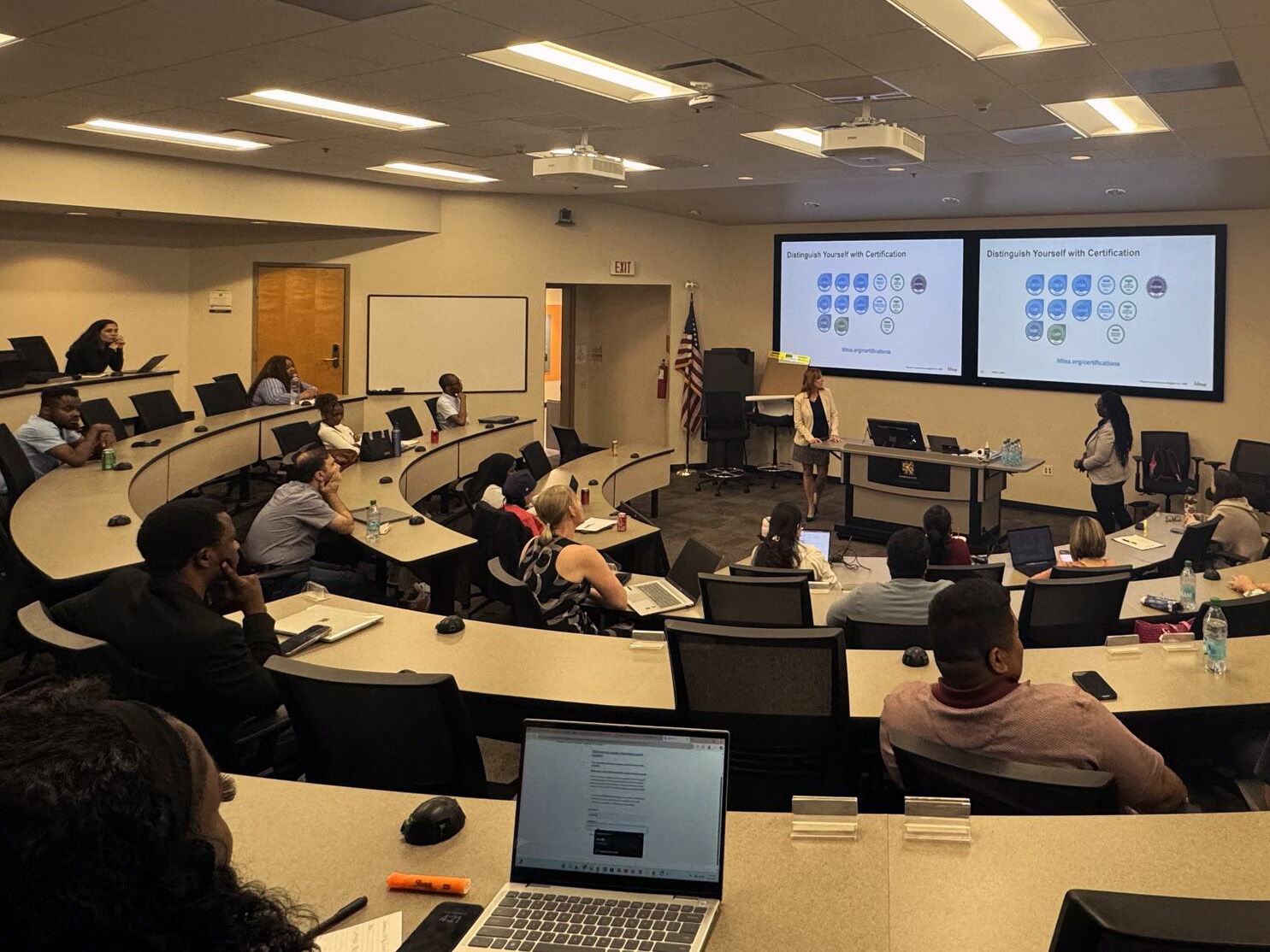 group photo from the Healthcare Financial Management Association