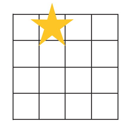 decorative image of a graph and star