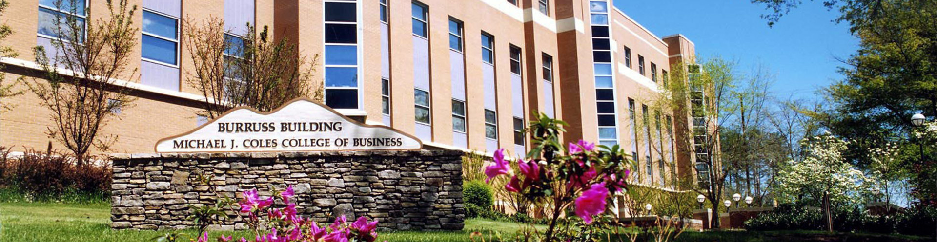 Coles College of Business Burruss Building.