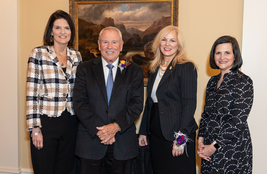 From left, Kathy Schwaig, Tommy Bagwell, Lori Kaczynski and Robin Cheramie