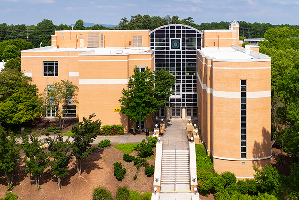 Photo of the Burruss Building at Kennesaw State University