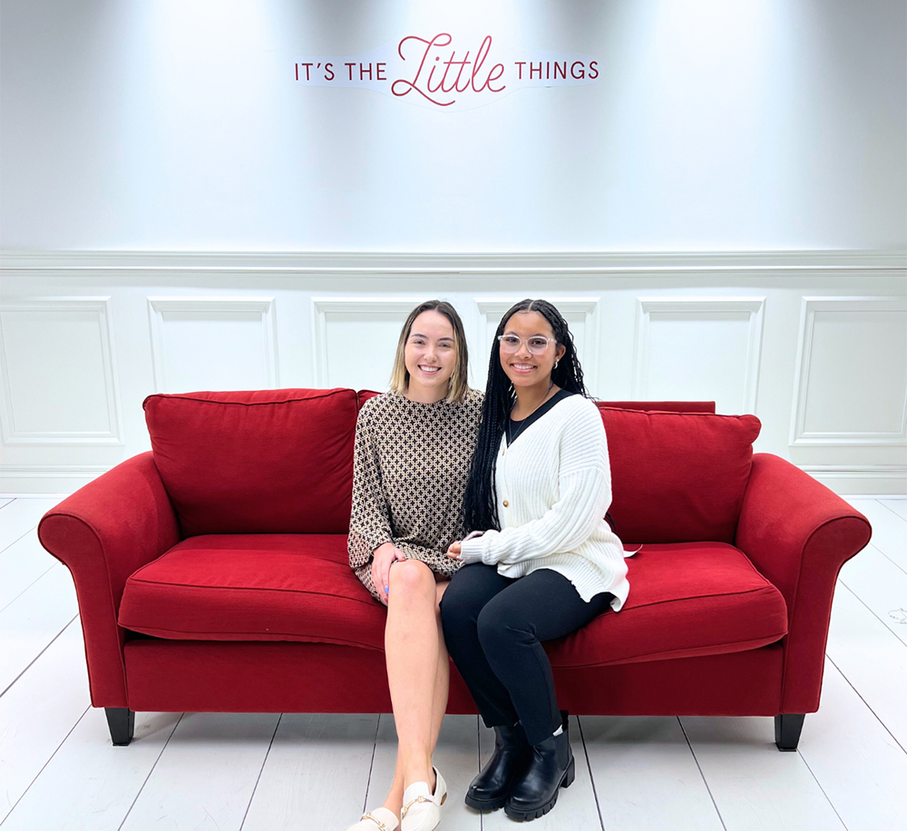 Account Planner Ashley Hewitt (left) and Account Executive Kayla Williams.