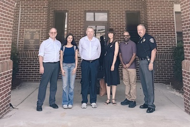 Group photo outside of the Moultrie Police Department
