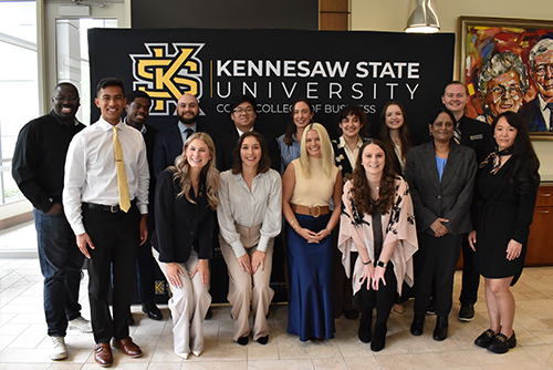 group photo of the Outstanding Students