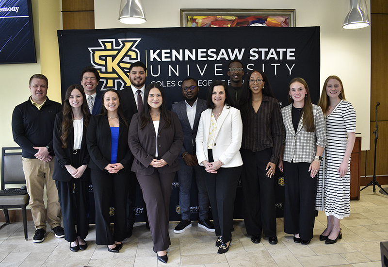 group photo of the 2026 Outstanding Students