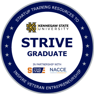 STRIVE graduate seal, cohort one