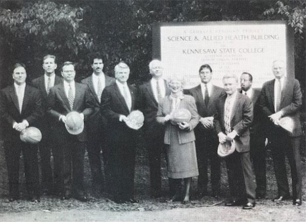 / 1994 Groundbreaking Ceremony for the Science & Allied Health Building.