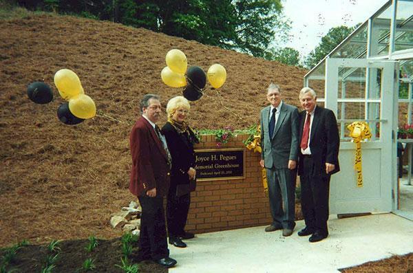 / 2000 Dedication Ceremony of the Joyce H. Pegues Memorial Greenhouse.
