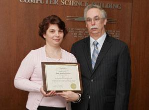  / 2011-2012 CSM Distinguished Awards, Distinguished Teaching Award - Dr. Ana-Maria Croicu, Associate Professor of Mathematics 
