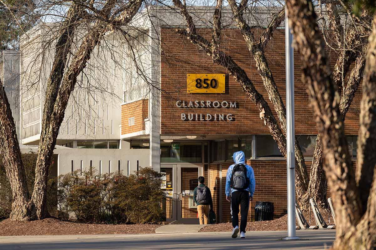 Mathematics building on the Marietta campus at Kennesaw State University.  / Mathematics building on the Marietta campus at Kennesaw State University. 