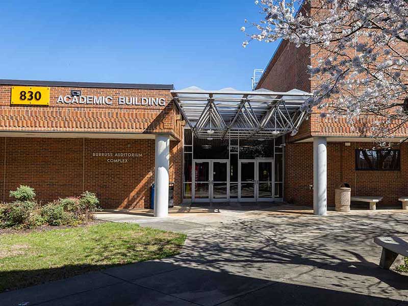 Academic Building (H) onthe Marietta campus at Kennesaw State University