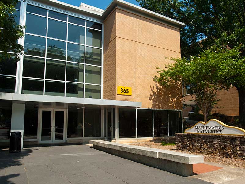 Mathematics and Statistics Building (MS) on the Kennesaw Campus at Kennesaw State University