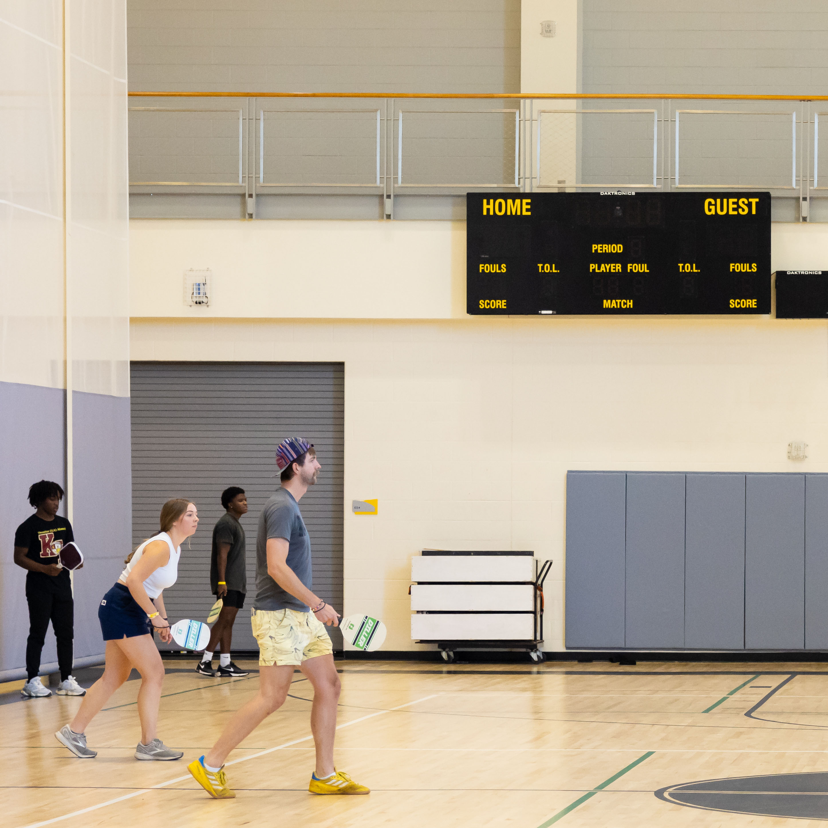 KSU students playing Badmitton