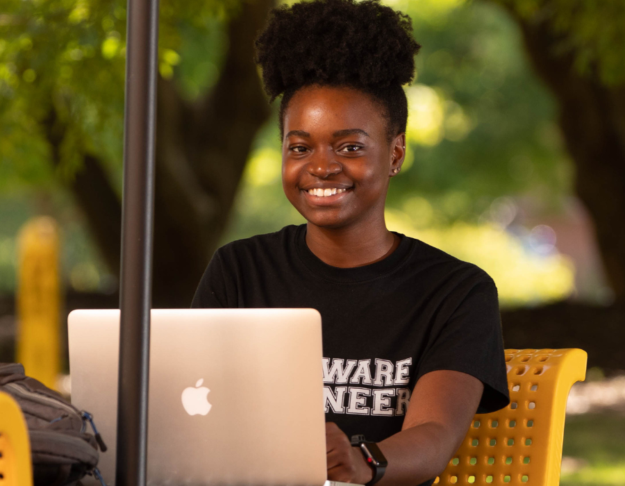 kennesaw state university student on computer