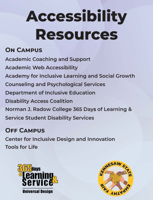 Cover for downloadable PDF on Accessibility Resources
