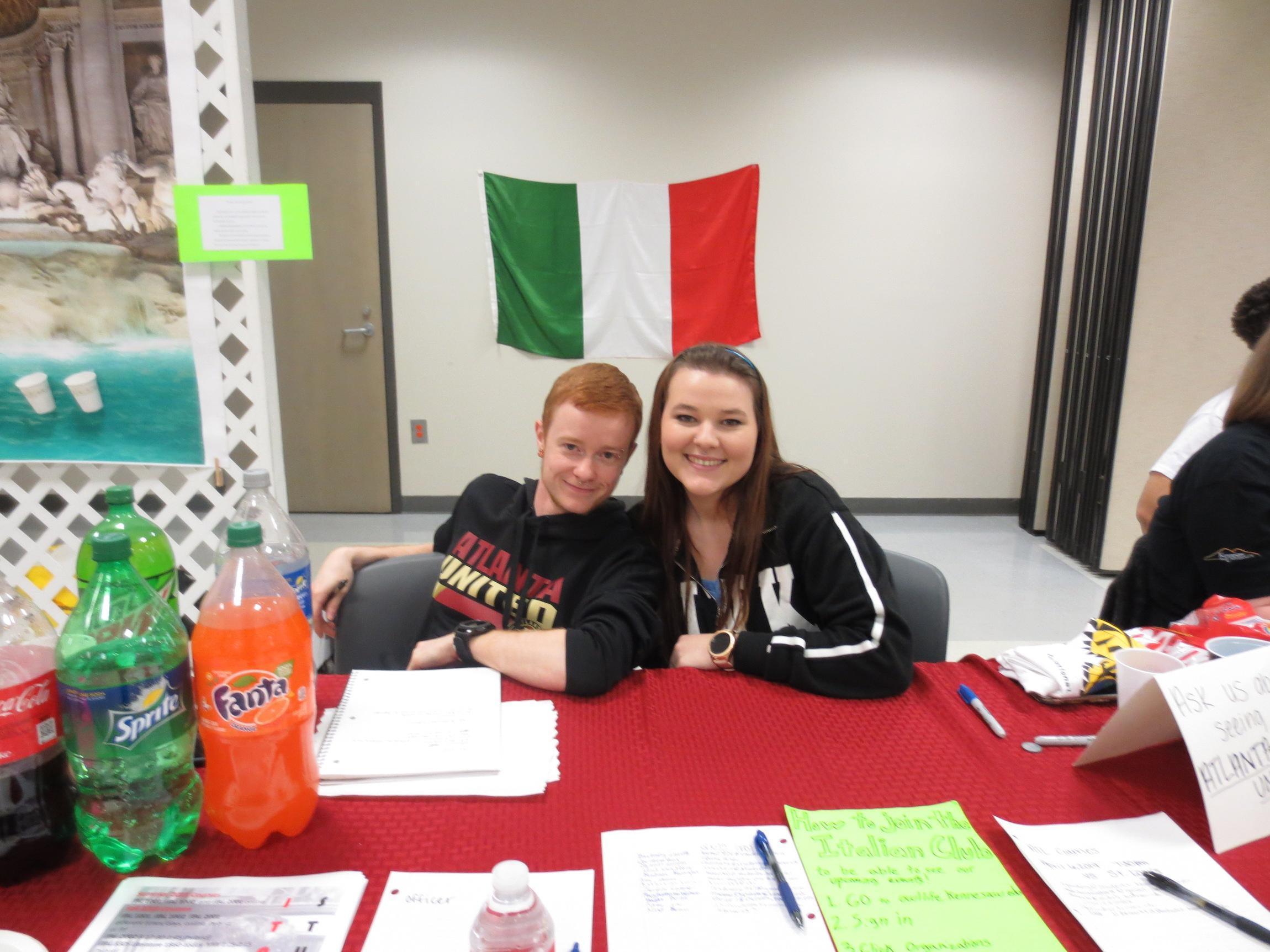  / students at Irish table 