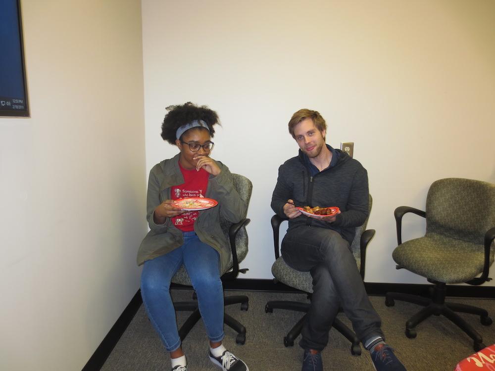  / two friends talking 