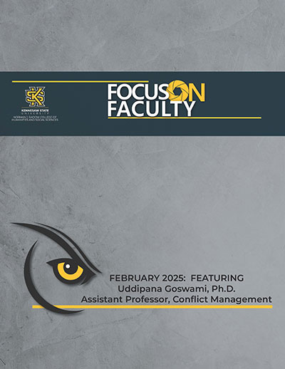 Kennesaw State University "Focus on Faculty" cover